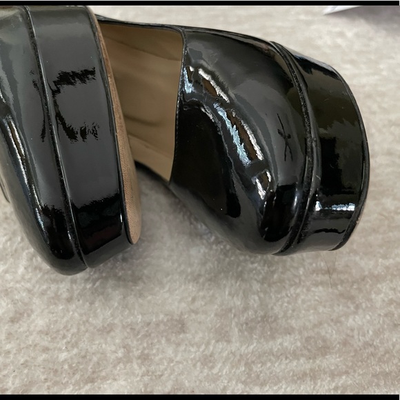 Jimmy Choo Black Patent Leather Platform Heels Size 39 - Picture 11 of 14